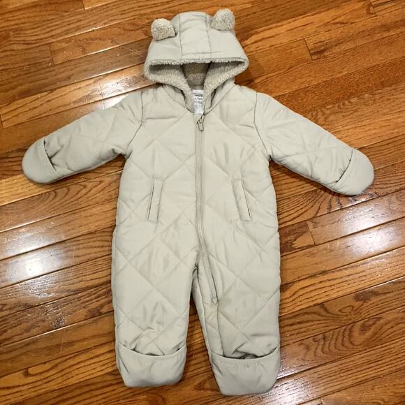 Carter's Baby 1-Piece Snowsuit, 6/9 Months - Picture 3 of 9